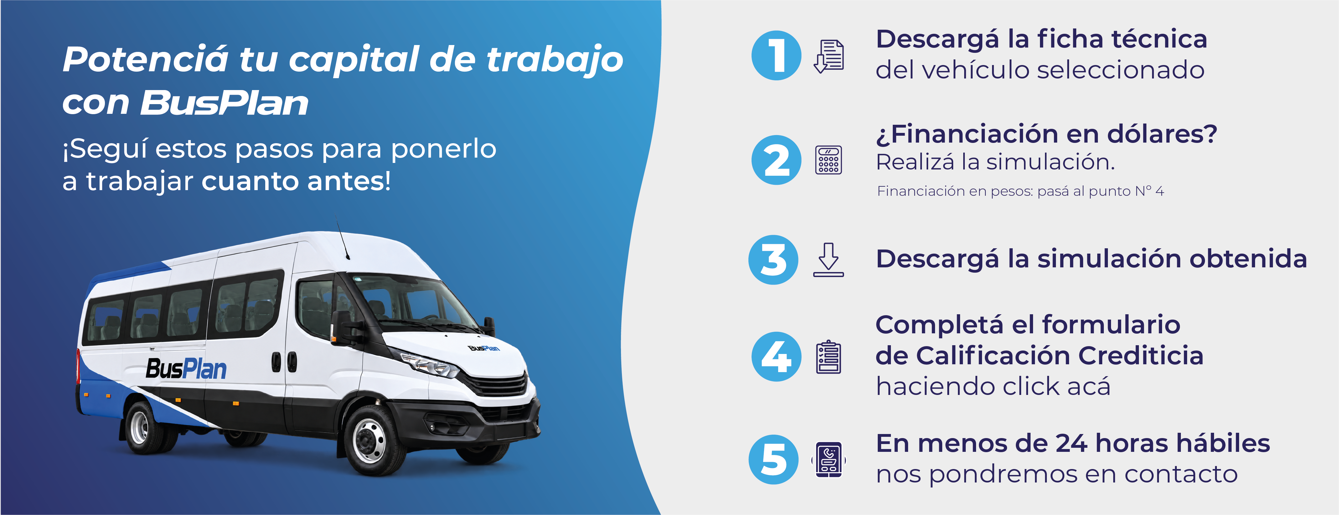 Calificación crediticia — BusPlan