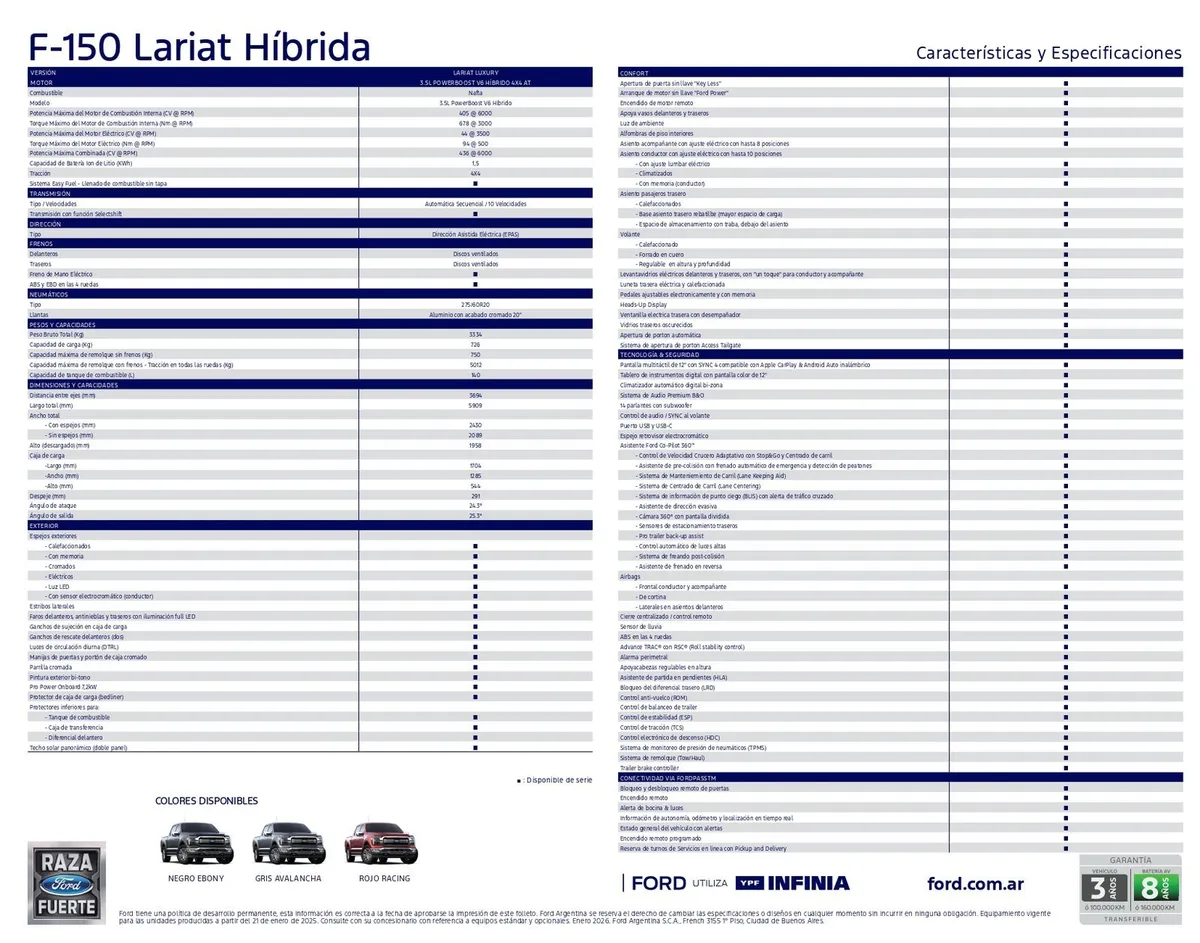Ford F-150 Lariat Híbrida — foto 4